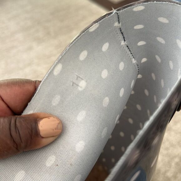 Ugg Shoes Ugg Australia Shaye Charcoal Polka Dot Tall Rubber Rain 11 - Picture 6 of 7